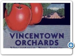 A vincentown Orchards Label